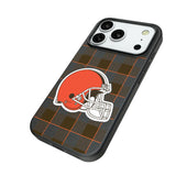 Cleveland Browns Plaid MagSafe Compatible Phone Case for Apple iPhone