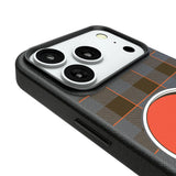 Cleveland Browns Plaid MagSafe Compatible Phone Case for Apple iPhone
