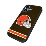 Cleveland Browns Stripe Bump Phone Case for Apple iPhone