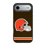 Cleveland Browns Stripe Bump Phone Case for Apple iPhone