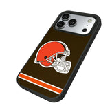 Cleveland Browns Stripe Bump Phone Case for Apple iPhone