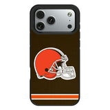 Cleveland Browns Stripe Bump Phone Case for Apple iPhone