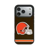Cleveland Browns Stripe Bump Phone Case for Apple iPhone