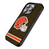 Cleveland Browns Stripe Bump Phone Case for Apple iPhone