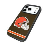 Cleveland Browns Stripe Bump Phone Case for Apple iPhone