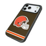 Cleveland Browns Stripe Bump Phone Case for Apple iPhone