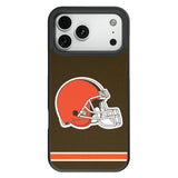 Cleveland Browns Stripe Bump Phone Case for Apple iPhone