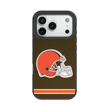 Cleveland Browns Stripe Bump Phone Case for Apple iPhone