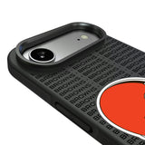 Cleveland Browns Text Backdrop Bump Phone Case for Apple iPhone