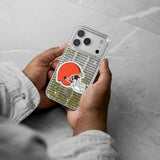 Cleveland Browns Text Backdrop Glitter Phone Case for Apple iPhone