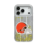 Cleveland Browns Text Backdrop Glitter Phone Case for Apple iPhone