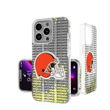 Cleveland Browns Text Backdrop Glitter Phone Case for Apple iPhone