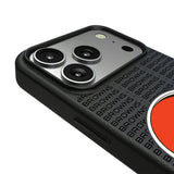 Cleveland Browns Text Backdrop MagSafe Compatible Phone Case for Apple iPhone