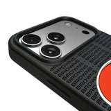 Cleveland Browns Text Backdrop MagSafe Compatible Phone Case for Apple iPhone