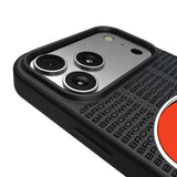 Cleveland Browns Text Backdrop MagSafe Compatible Phone Case for Apple iPhone