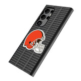 Cleveland Browns Text Backdrop MagSafe Compatible Phone Case for Samsung Galaxy