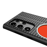 Cleveland Browns Text Backdrop MagSafe Compatible Phone Case for Samsung Galaxy