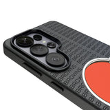 Cleveland Browns Text Backdrop MagSafe Compatible Phone Case for Samsung Galaxy