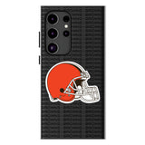 Cleveland Browns Text Backdrop MagSafe Compatible Phone Case for Samsung Galaxy