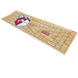 Cleveland Guardians Baseball Bat Curved Wireless Keyboard