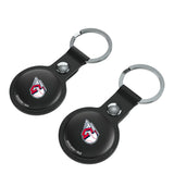 Cleveland Guardians Insignia Black Airtag Holder 2-Pack