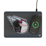 Cleveland Guardians Linen 15-Watt Wireless Charger and Mouse Pad