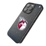 Cleveland Guardians Linen Black Bling Phone Case for Apple iPhone