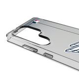 Cleveland Guardians Linen Clear Phone Case for Samsung Galaxy