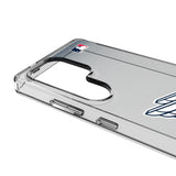 Cleveland Guardians Linen Clear Phone Case for Samsung Galaxy