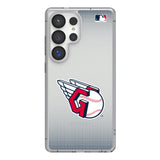 Cleveland Guardians Linen Clear Phone Case for Samsung Galaxy