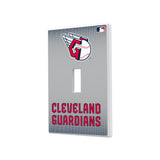 Cleveland Guardians Linen Hidden-Screw Light Switch Plate