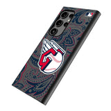 Cleveland Guardians Paisley MagSafe Compatible Phone Case for Samsung Galaxy