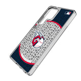 Cleveland Guardians Personalized Circle Clear Phone Case for Samsung Galaxy