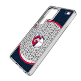 Cleveland Guardians Personalized Circle Clear Phone Case for Samsung Galaxy