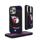 Cleveland Guardians Personalized Circle Rugged Phone Case for Apple iPhone