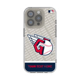 Cleveland Guardians Personalized EndZone Plus Clear Phone Case for Apple iPhone