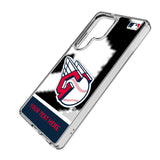Cleveland Guardians Personalized EndZone Plus Clear Phone Case for Samsung Galaxy