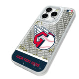 Cleveland Guardians Personalized EndZone Plus Glitter Phone Case for Apple iPhone