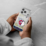 Cleveland Guardians Personalized EndZone Plus Glitter Phone Case for Apple iPhone
