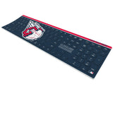 Cleveland Guardians Personalized Endzone Solid Curved Wireless Keyboard