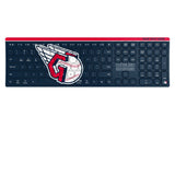 Cleveland Guardians Personalized Endzone Solid Curved Wireless Keyboard
