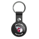 Cleveland Guardians Personalized Insignia Black Airtag Holder