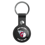 Cleveland Guardians Personalized Insignia Black Airtag Holder
