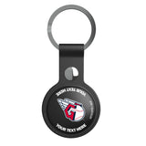 Cleveland Guardians Personalized Insignia Black Airtag Holder