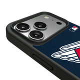 Cleveland Guardians Personalized Stripe Bump Phone Case for Apple iPhone