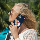 Cleveland Guardians Personalized Stripe Bump Phone Case for Apple iPhone