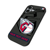 Cleveland Guardians Personalized Tilt Bump Phone Case for Apple iPhone
