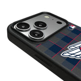 Cleveland Guardians Plaid MagSafe Compatible Phone Case for Apple iPhone
