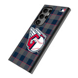 Cleveland Guardians Plaid MagSafe Compatible Phone Case for Samsung Galaxy