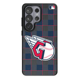 Cleveland Guardians Plaid MagSafe Compatible Phone Case for Samsung Galaxy